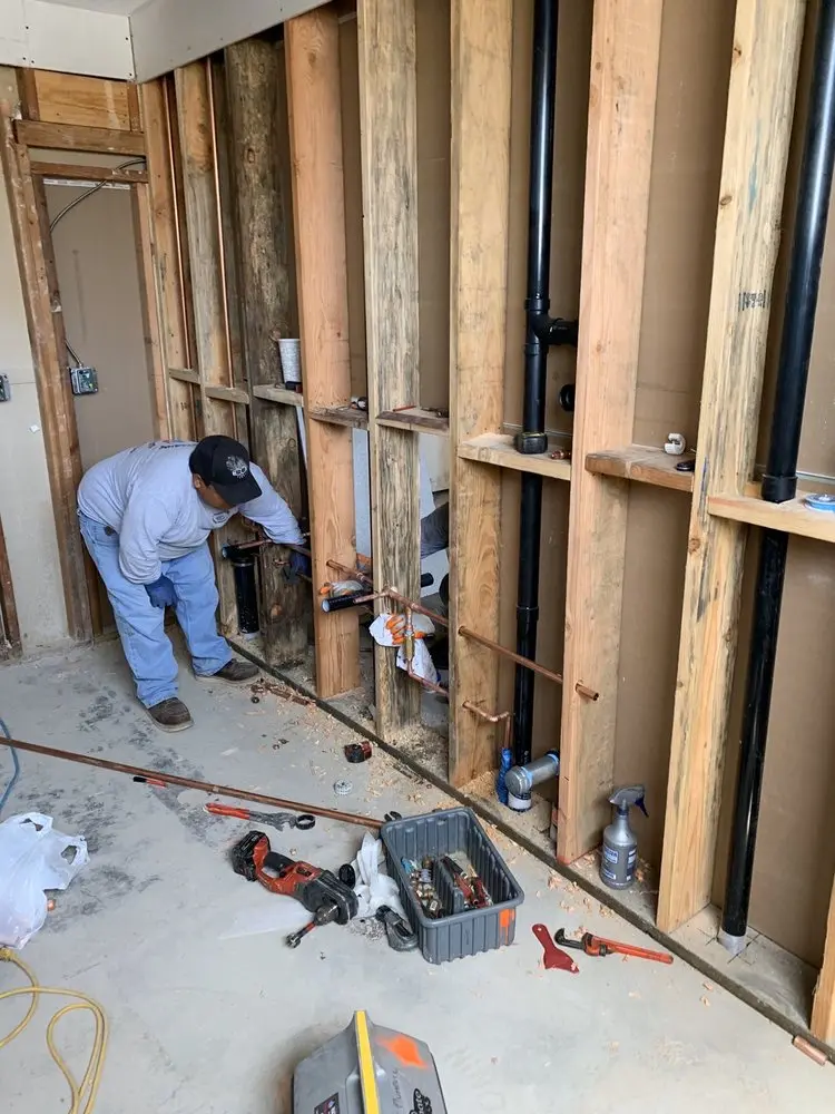 Commercial rough-in plumbing for Water Heater Replacement in East Scott